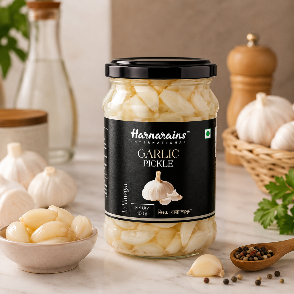Harnarains International Garlic Pickle
